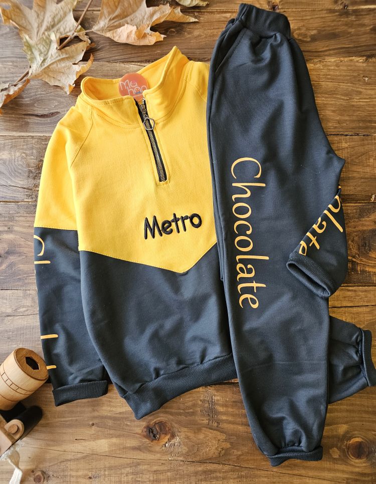 1000188478 سویشرت یقه زیپ metro - Image 1