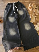 شلوار بگ مشکی وایدکد337