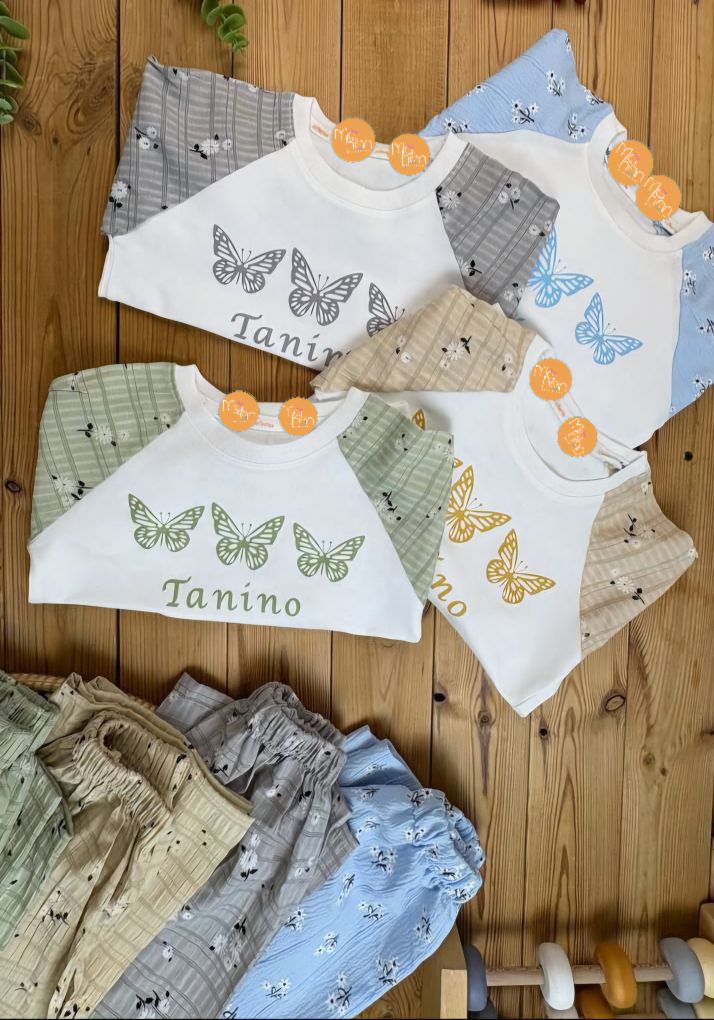 1000201533 ست دخترانه بروانه بلنگی - Image 1