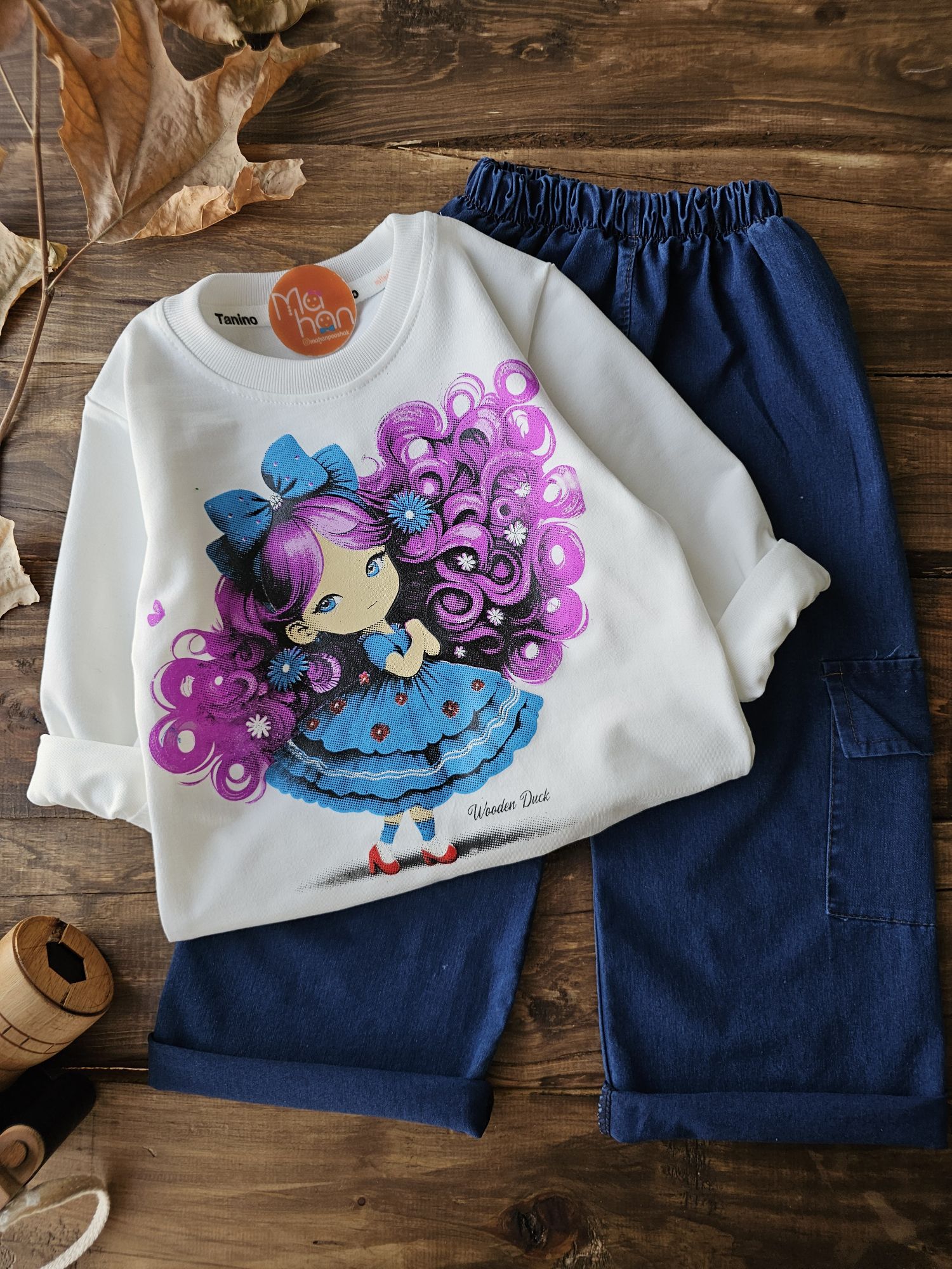 1000201280 دختر موبنفش 40/45 - Image 1