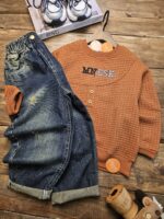 بلوز شلوار بیرونی دو دکمه - Image 2