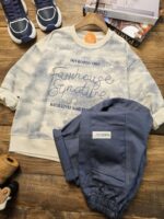 بلوز شلوارکتان ابرو بادی حروف - Image 3