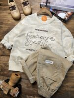 بلوز شلوارکتان ابرو بادی حروف