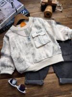 بلوز شلوارو گردنبند وارداتی