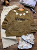 ست بلوز شلوار یقه قلبی