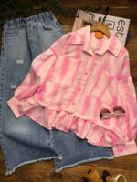 شومیز پایین چین ۵۵تا۶۵ - Image 5