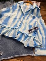 شومیز پایین چین ۵۵تا۶۵ - Image 2